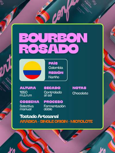 Microlote Colombia 100% Arábica - Bourbon Rosado