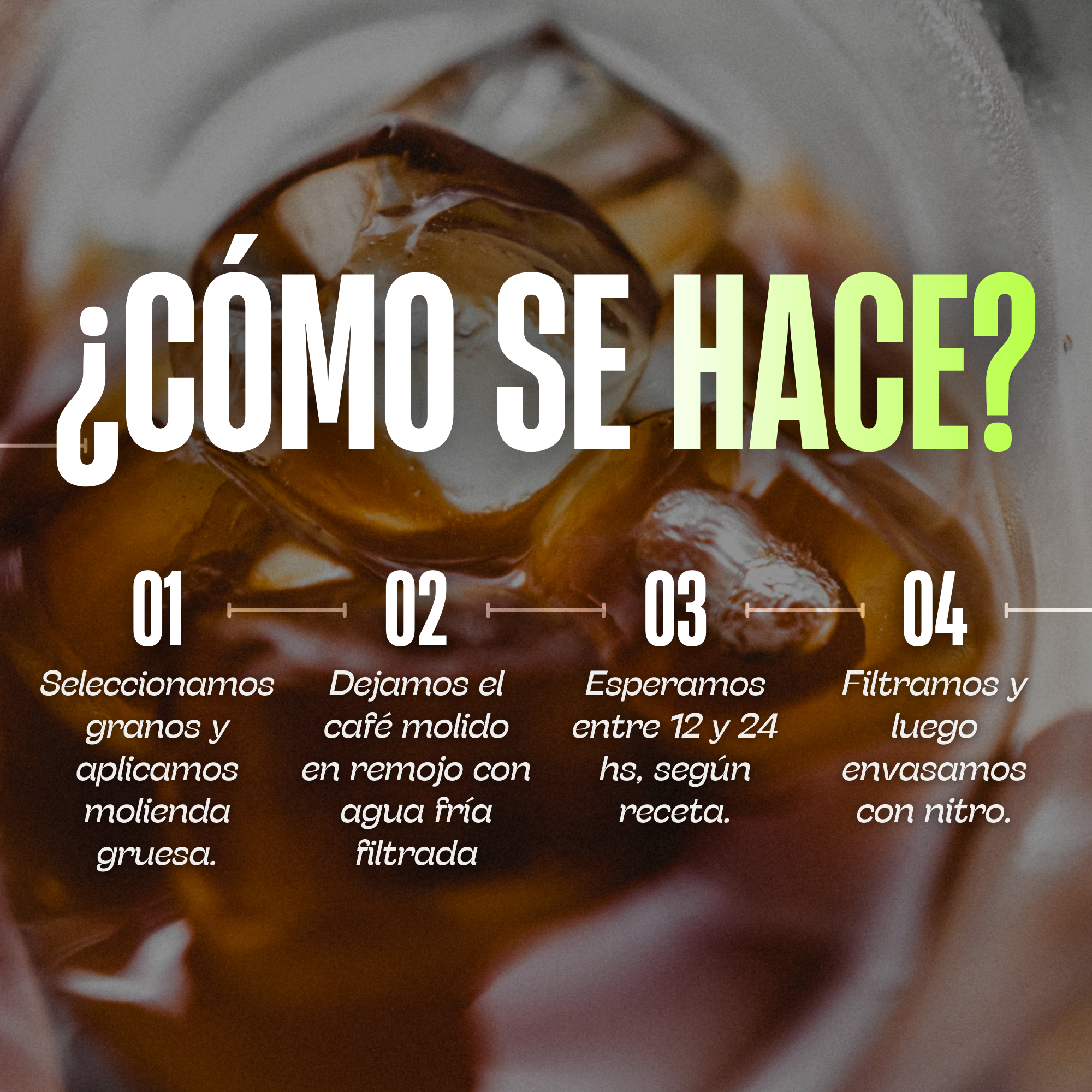 Como se hace el cold brew?