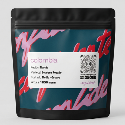 Microlote Colombia 100% Arábica - Bourbon Rosado